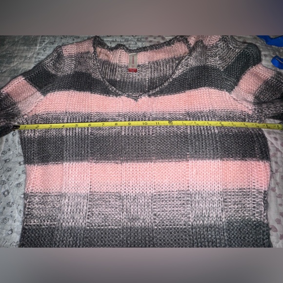 No boundaries Striped Pink and Gray Sweater Dress. Size XXL Junior GUC - Picture 6 of 9